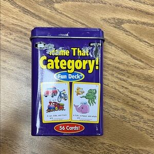 Fun Deck Category Game Cards